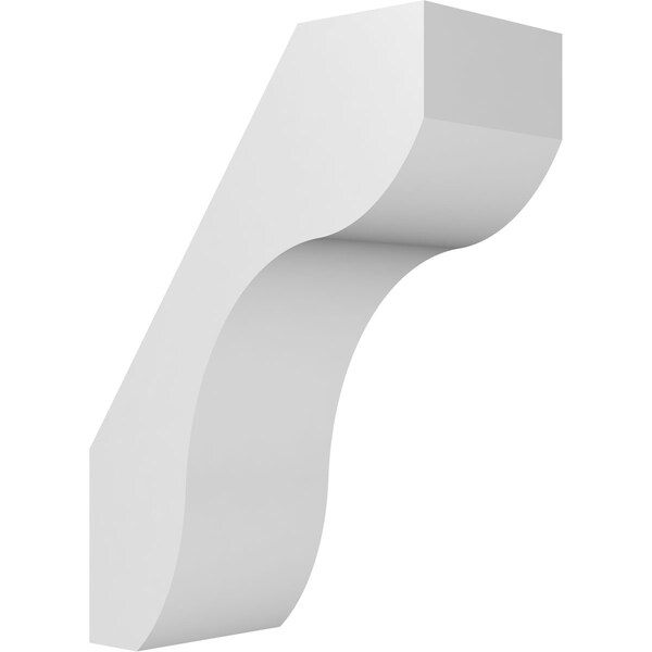 Ekena Millwork 5-in. W x 10-in. D x 14-in. H Stanfield Architectural Grade PVC Knee Brace BRCP05X10X14STA - main
